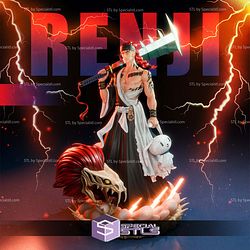 Renji Abarai Bleach V4 3D Print Files STL Model