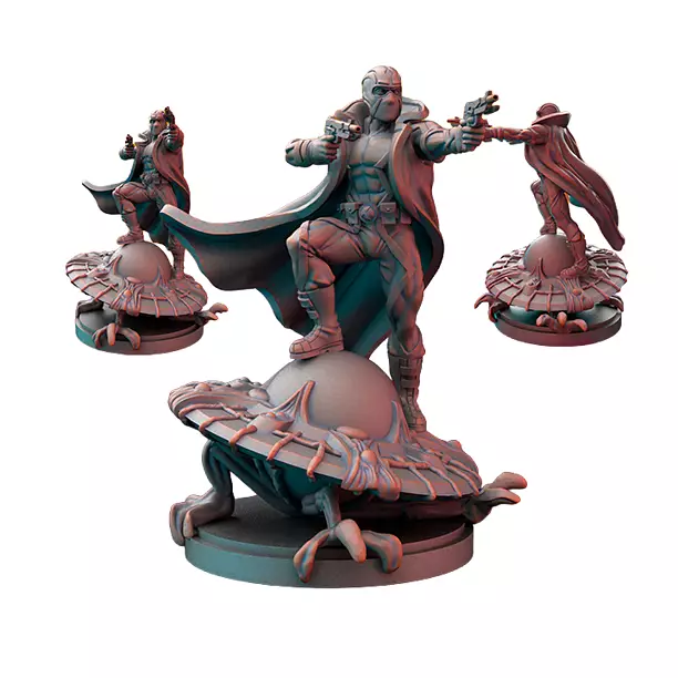 3 Brain Xeon II - Collectible Hero Figurine 3D STL Model