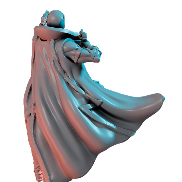 3 Brain Xeon II - Collectible Hero Figurine 3D STL Model — view 2