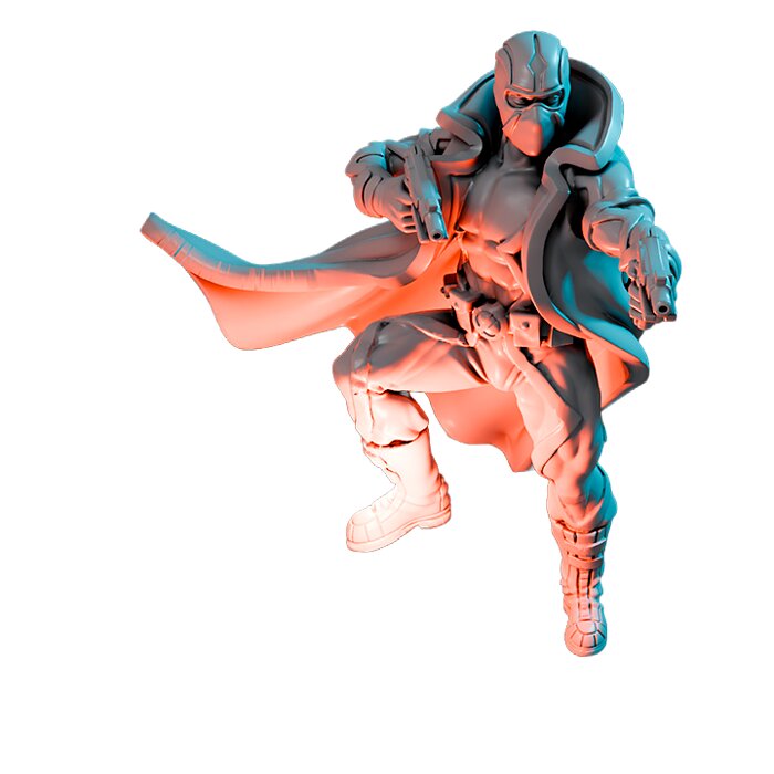 3 Brain Xeon II - Collectible Hero Figurine 3D STL Model — view 3