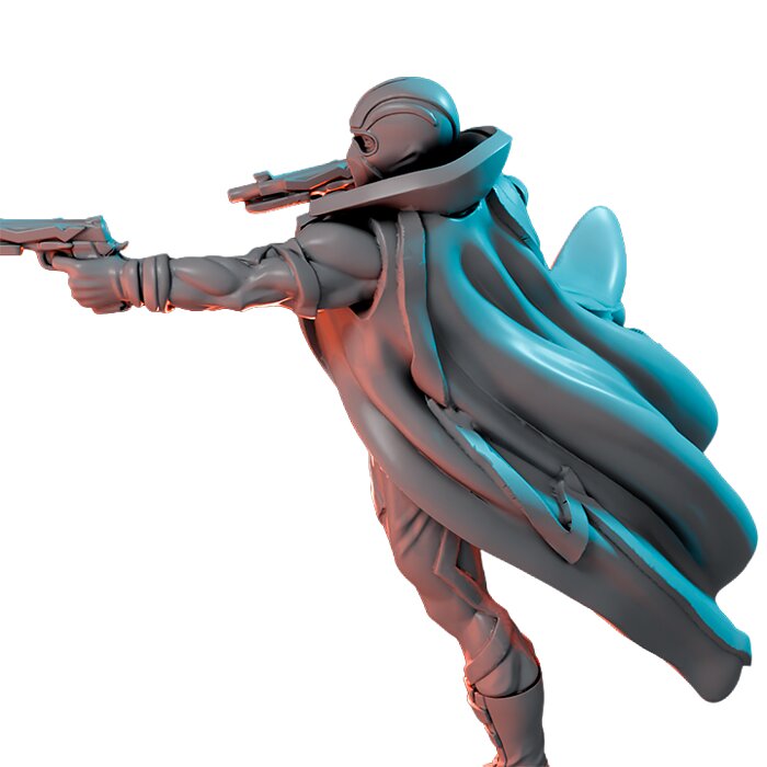 3 Brain Xeon II - Collectible Hero Figurine 3D STL Model — view 5