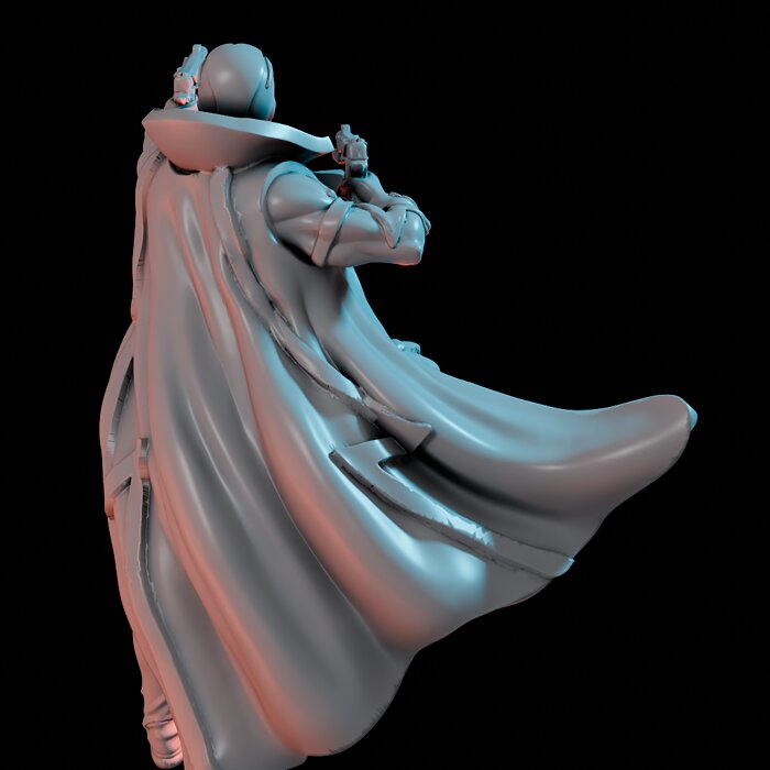 3 Brain Xeon II - Collectible Hero Figurine 3D STL Model — view 7