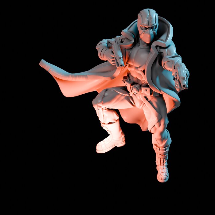 3 Brain Xeon II - Collectible Hero Figurine 3D STL Model — view 8