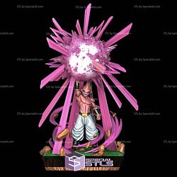 Kid Buu Planet Burst 3D Model Sculpture STL Model