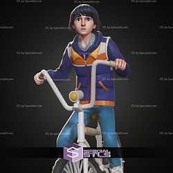 Mike Stranger Things Cartoon Style 161mm STL Files 3D Model