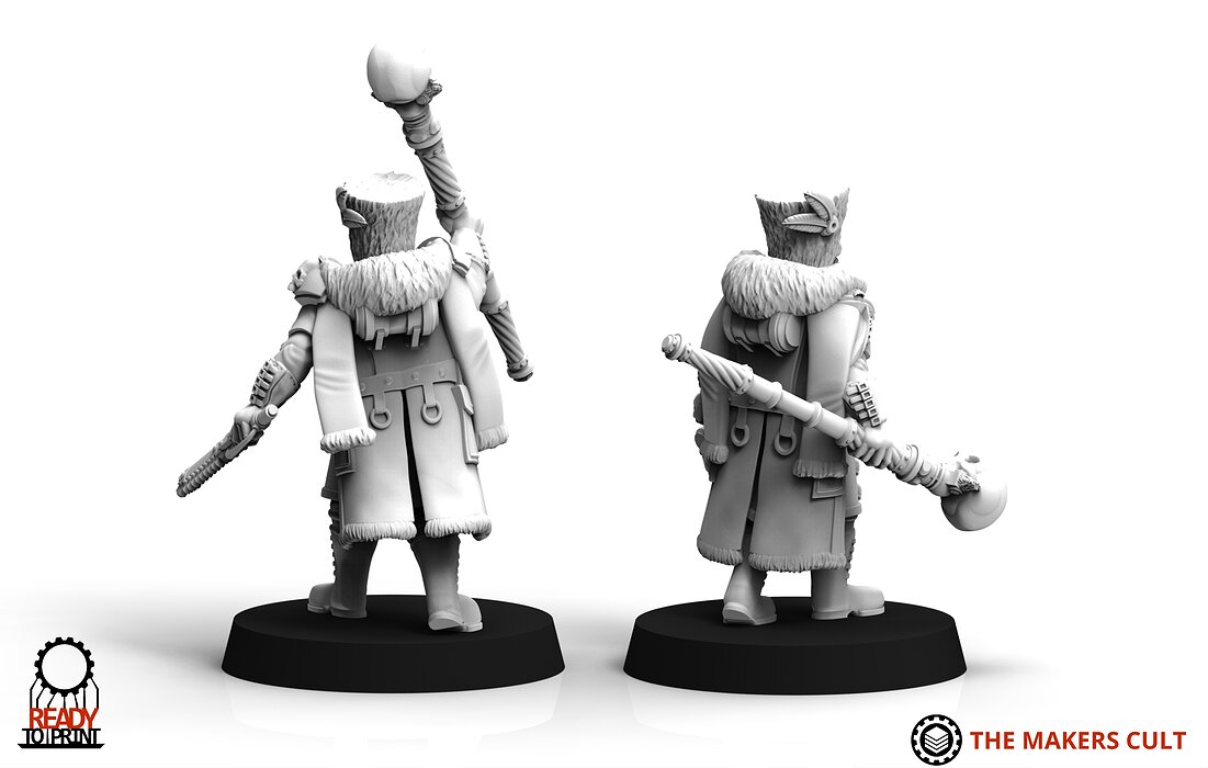 Exalted Scion - Stormcaller 3D OBJ Model — view 3