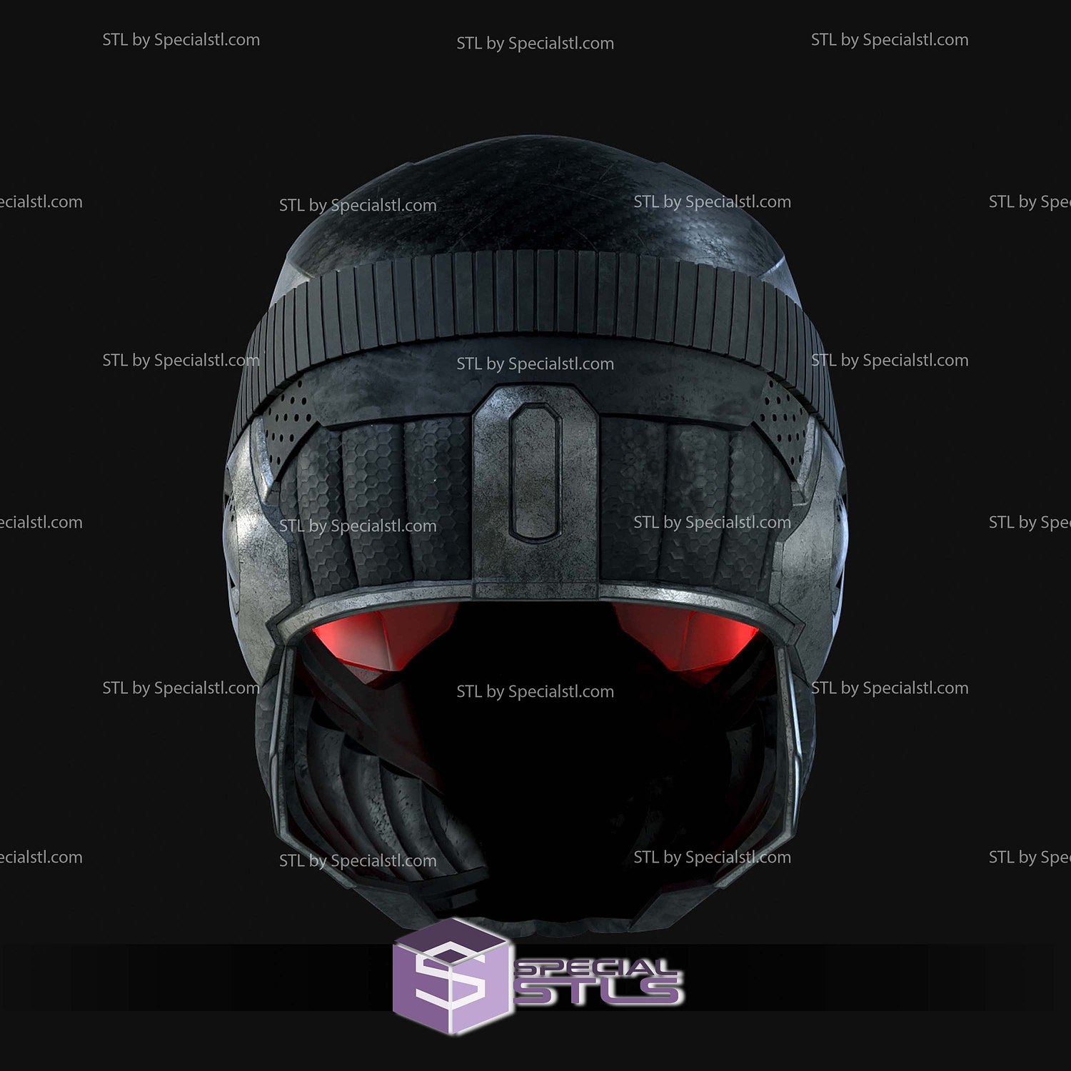 Cosplay STL Files Crysis Helmet 3D Model — view 4