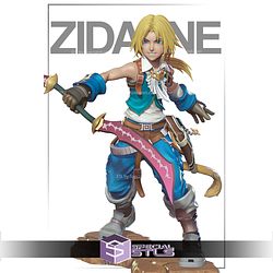 Zidane Tribal Final Fantasy STL Files 3D Model
