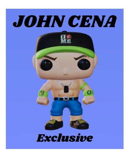 John Cena WWE 3D STL Model