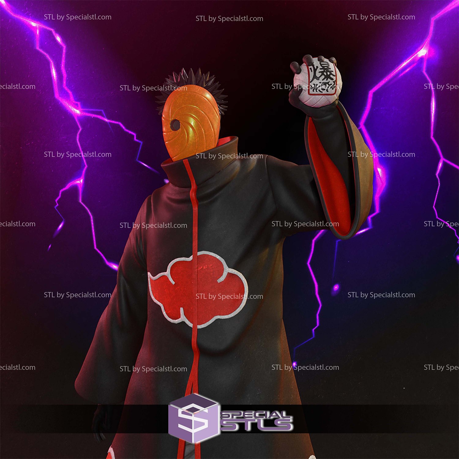 Tobi Akatsuki Obito Uchiha 3D Printing Models STL Model — view 3