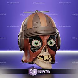 Magic The Gathering Marvel Headpool Head Deck Box STL 3D Model