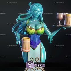 Lyra Flow the slimy barmaid STL Files 3D Model