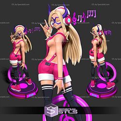 Mount Lady Loves Music 3D Print Files STL Model — view 1