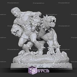 Hercules capturing Cerberus 3D Printer Files STL Model