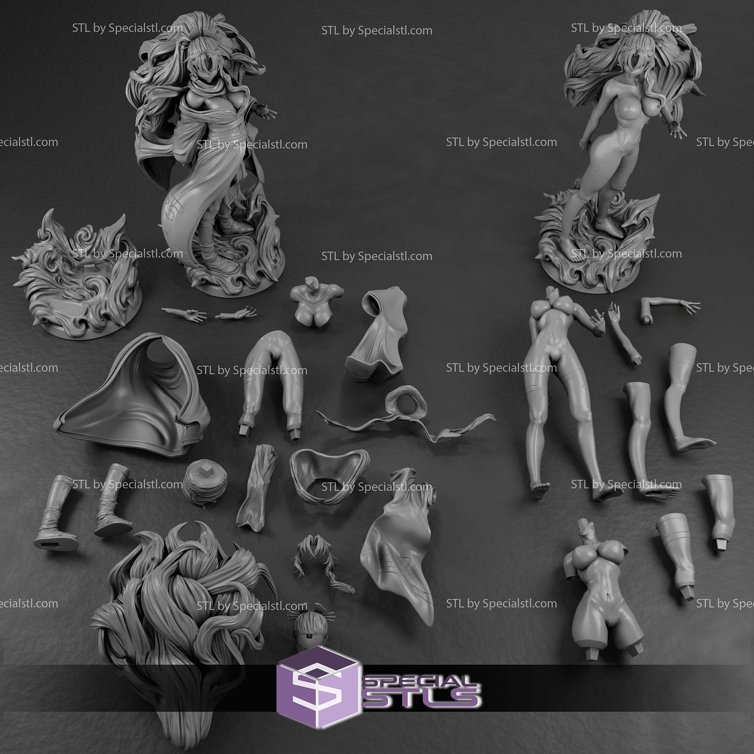 Tomoe Tsukimichi 3D Printing Models STL Model — view 7