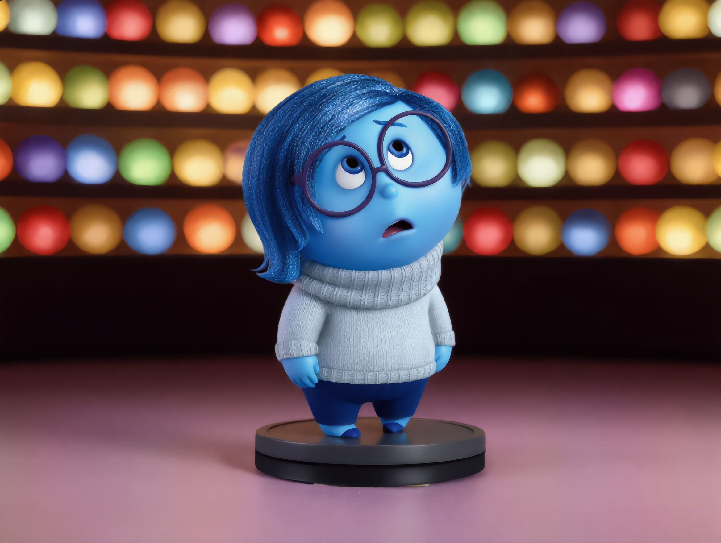Inside Out Sadness 3D STL Model — view 2