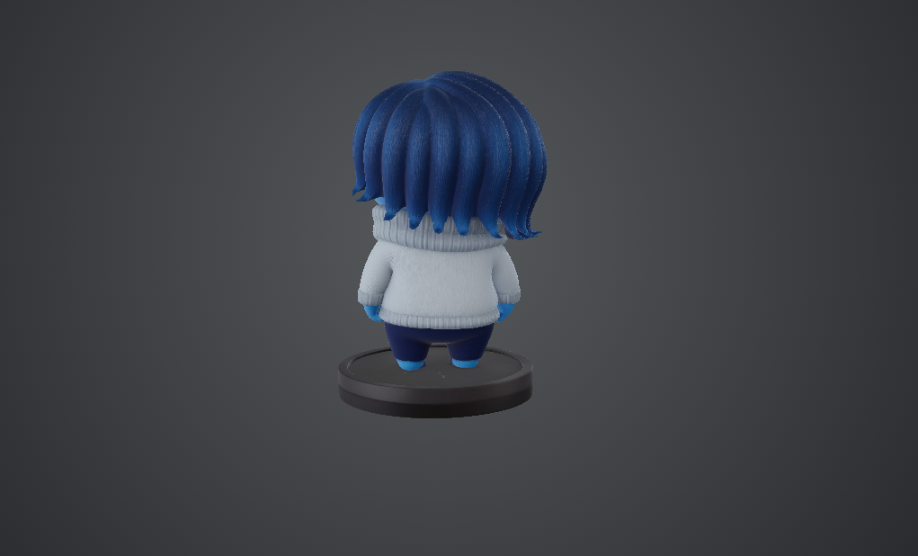 Inside Out Sadness 3D STL Model — view 5