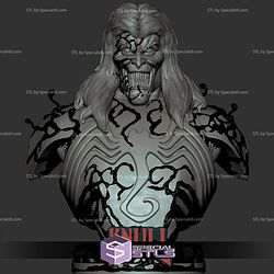 Knull Symbiote Bust Sculptures 3D Printing STL Model