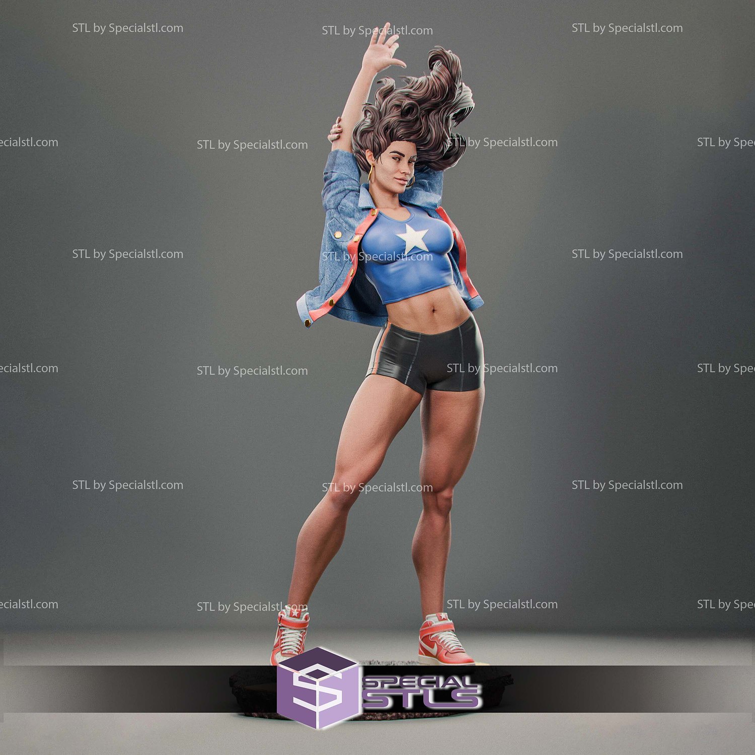 America Chavez Adult Digital STL Files 3D Model — view 2
