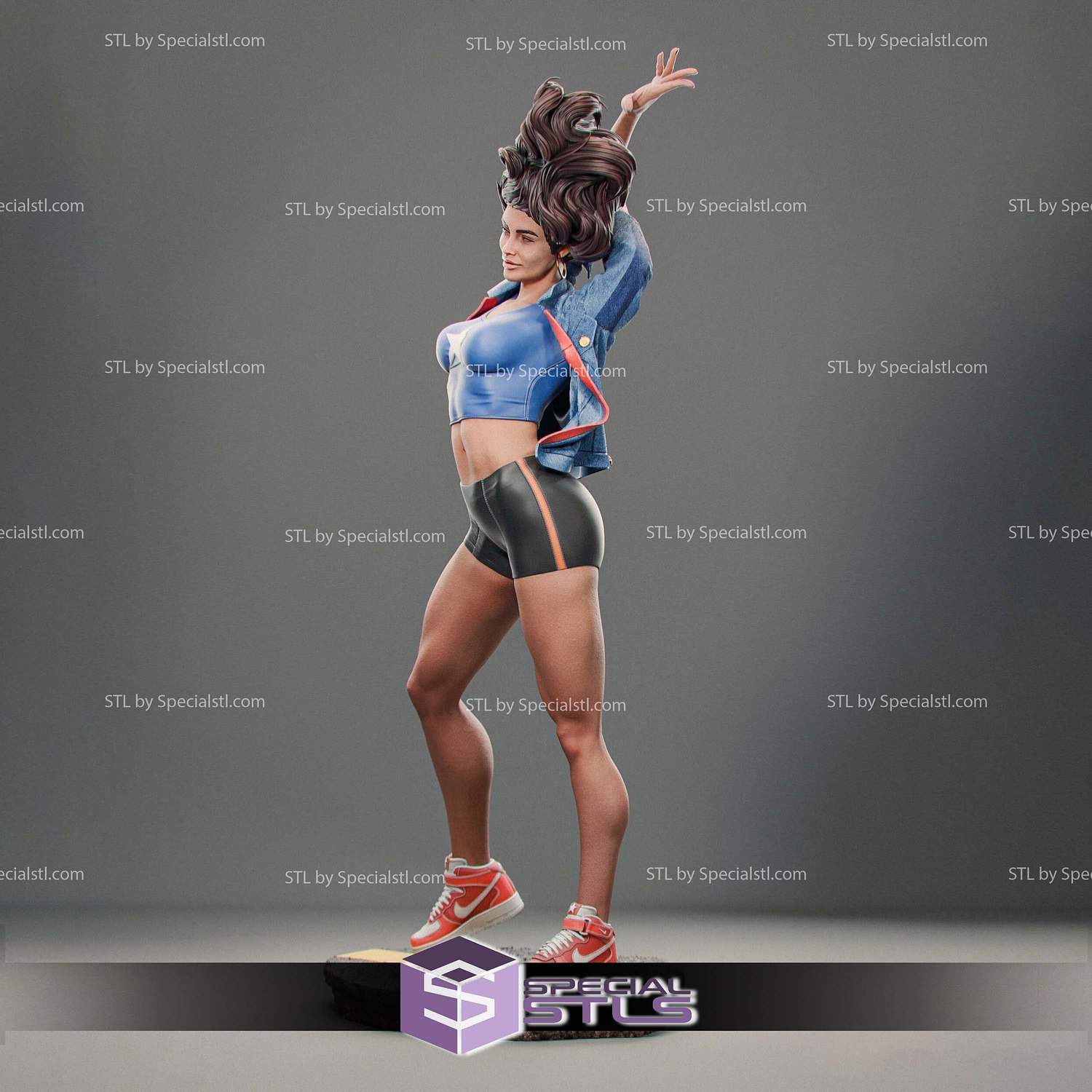 America Chavez Adult Digital STL Files 3D Model — view 5