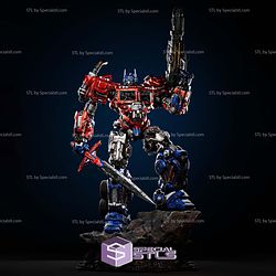 Optimus Prime Static Sculptures 3D Printing STL Model