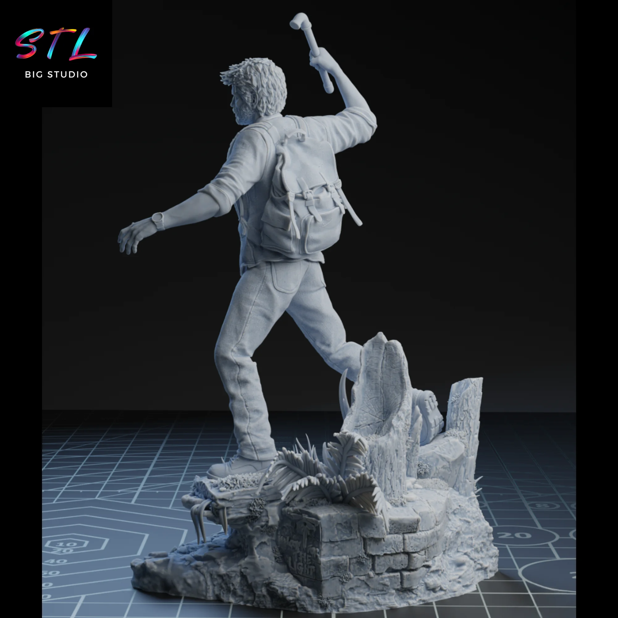 Joel STL | The Last of Us | 3D Model to Print Model — view 5