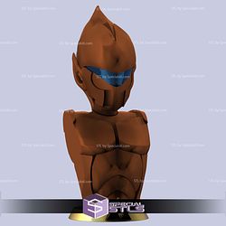 Copper Kid Bust Digital STL Files 3D Model