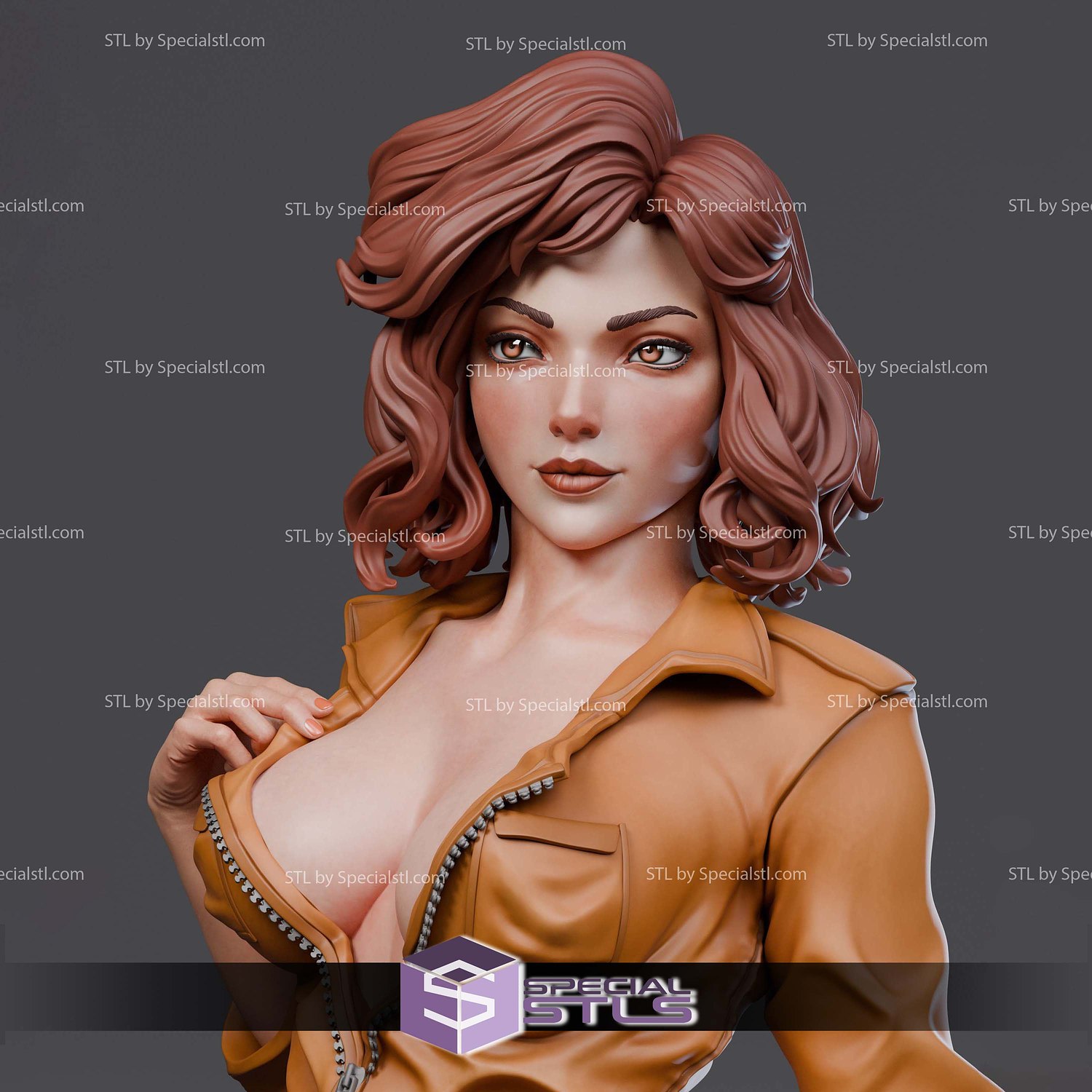 April O Neil Attractive V2 3D Printer Files STL Model — view 4