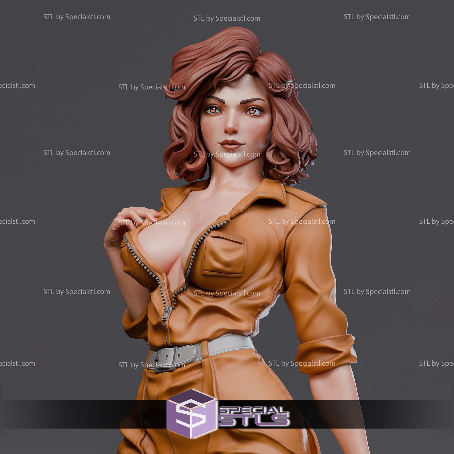 April O Neil Attractive V2 3D Printer Files STL Model — view 5