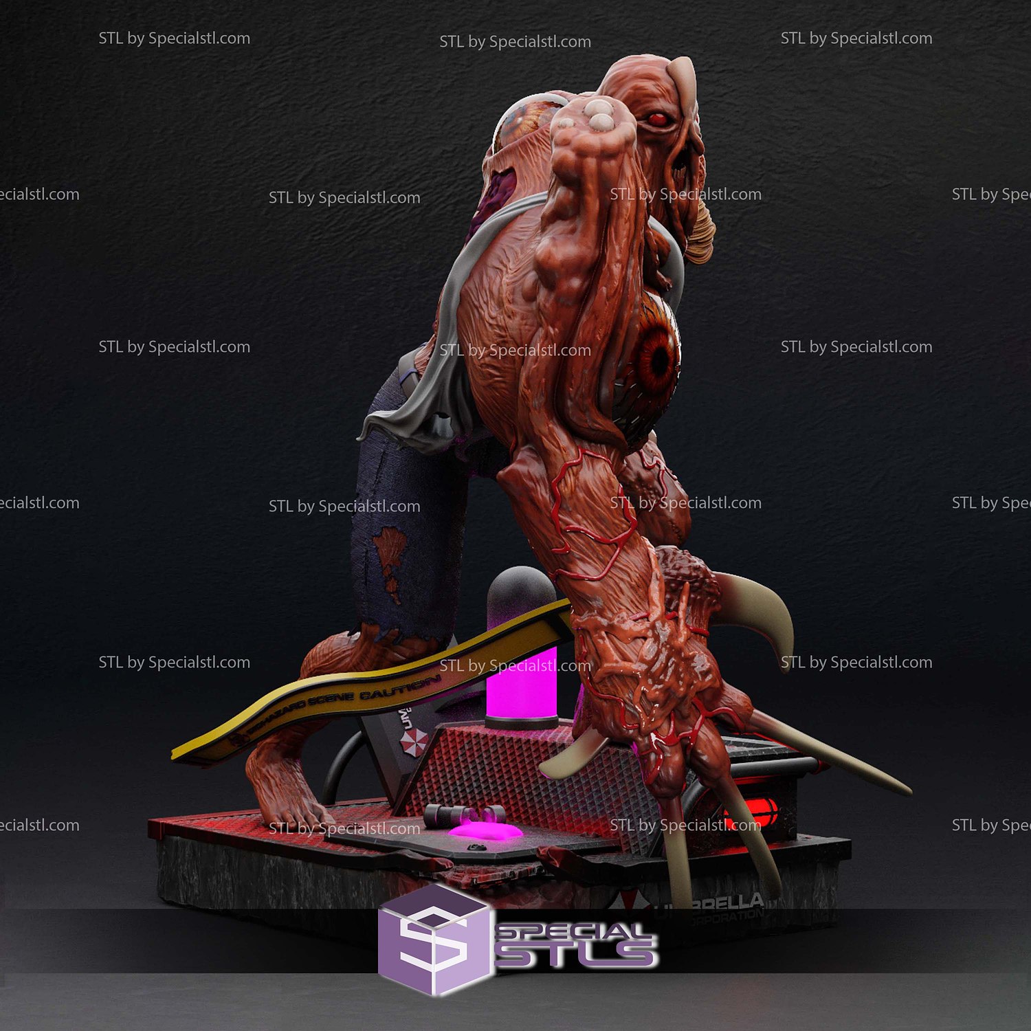 William Birking BioHazard Resident Evil STL Files 3D Model — view 4