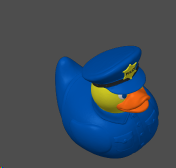 Police Ducks 3D 3MF Model