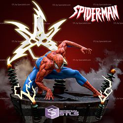 Spiderman Spider Pose 3D Printer Files STL Model