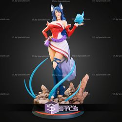 Ahri League Of Legends 1 10 STL Files 3D Model