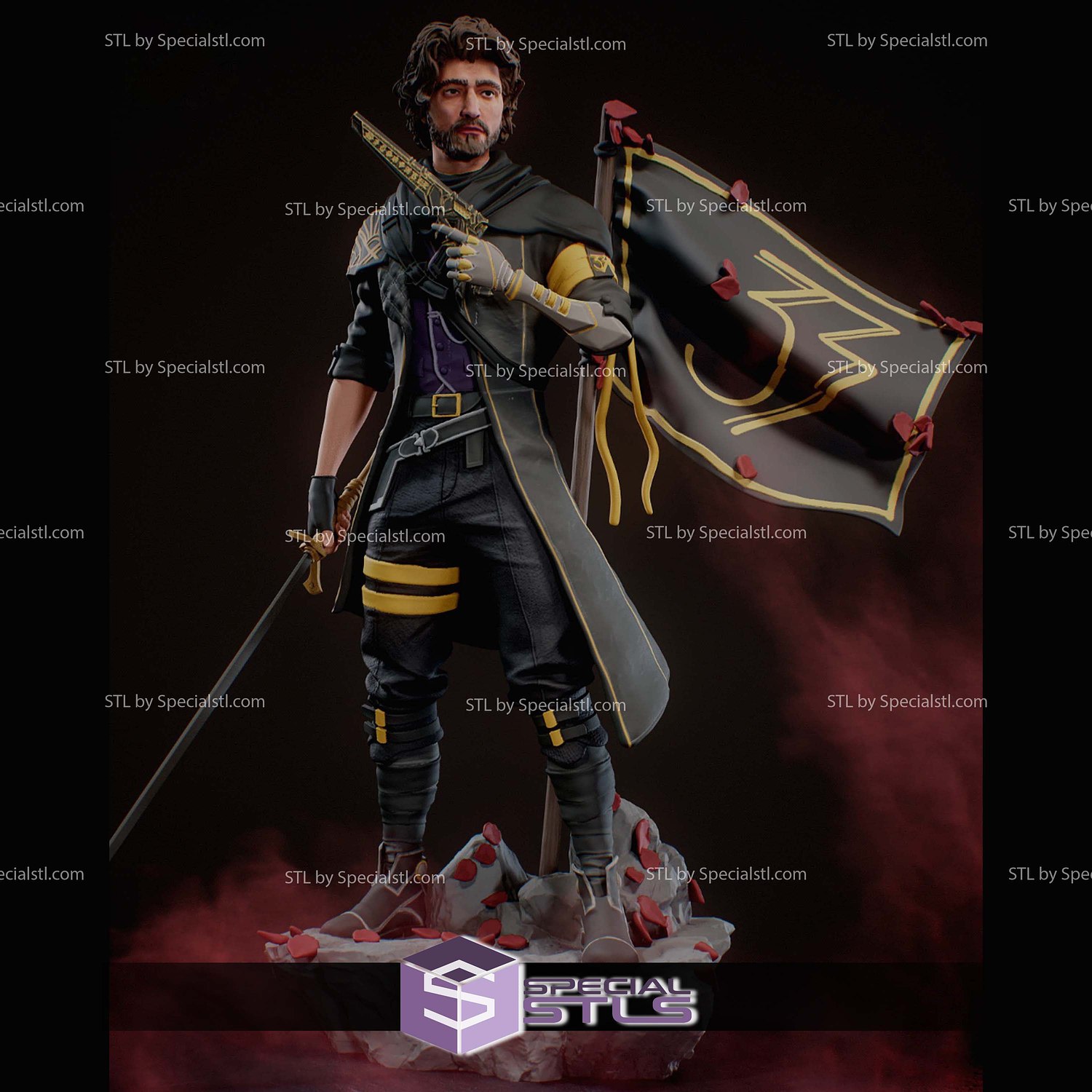 Gustave Clair Obscur Expedition 33 V2 STL Files 3D Model — view 2