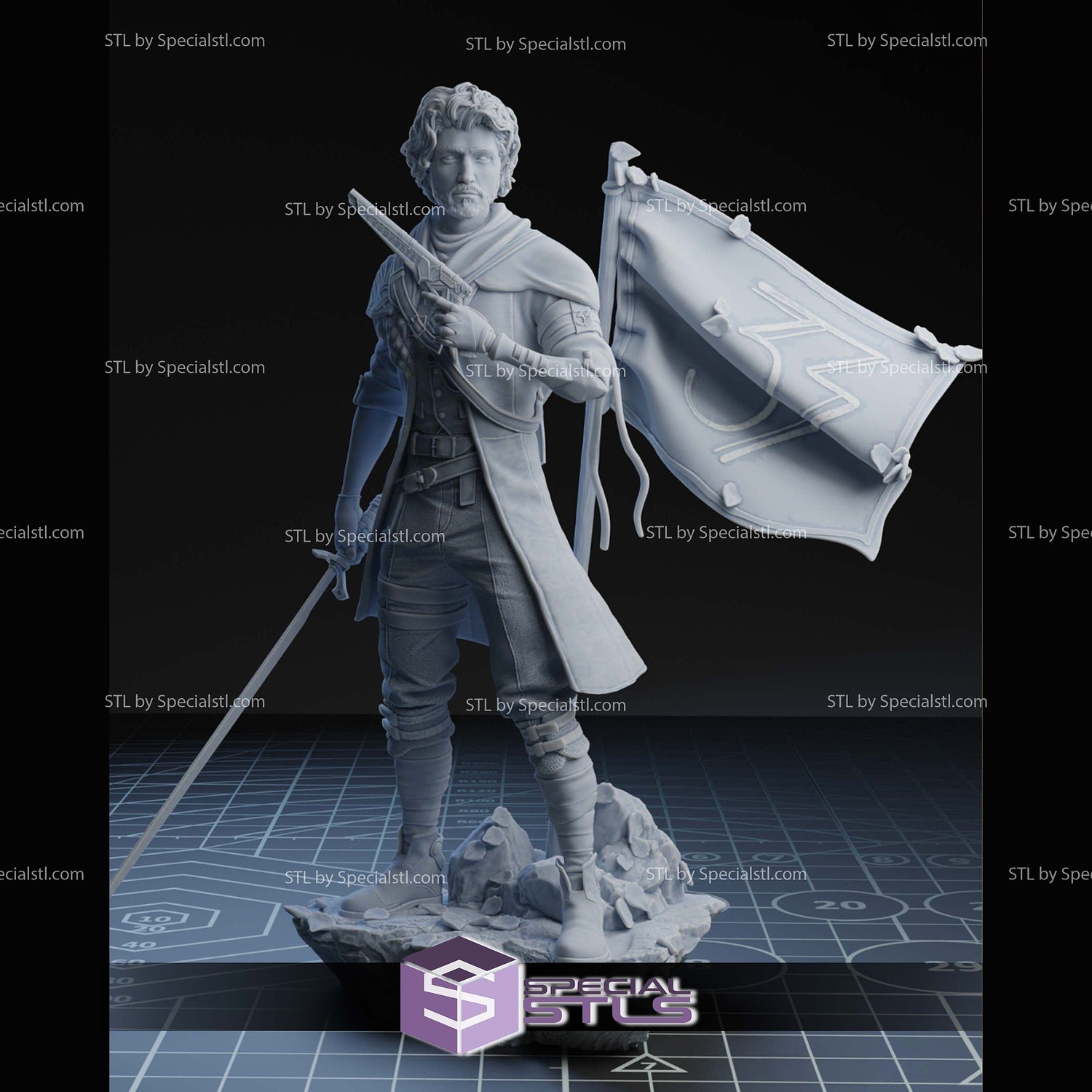 Gustave Clair Obscur Expedition 33 V2 STL Files 3D Model — view 3