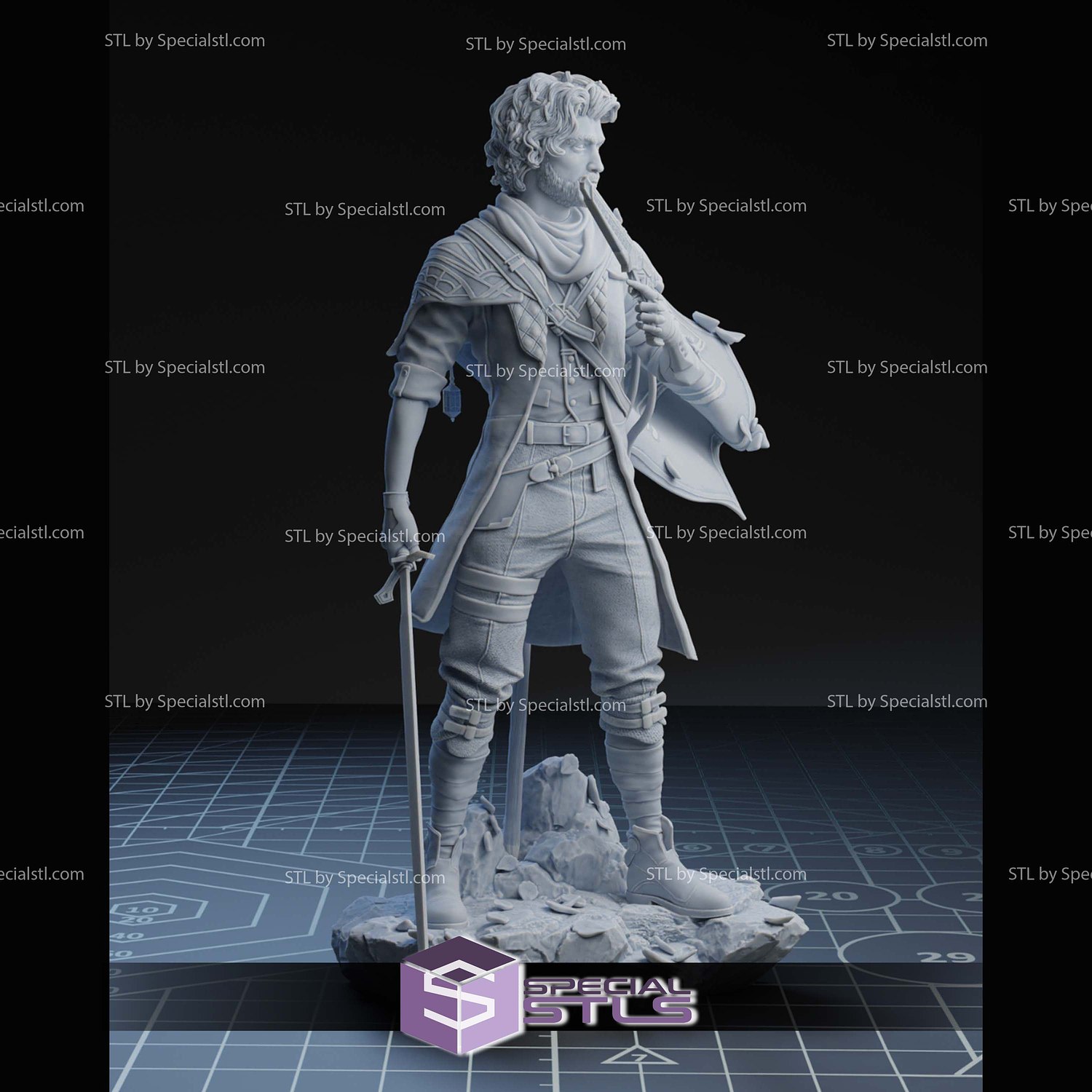 Gustave Clair Obscur Expedition 33 V2 STL Files 3D Model — view 5