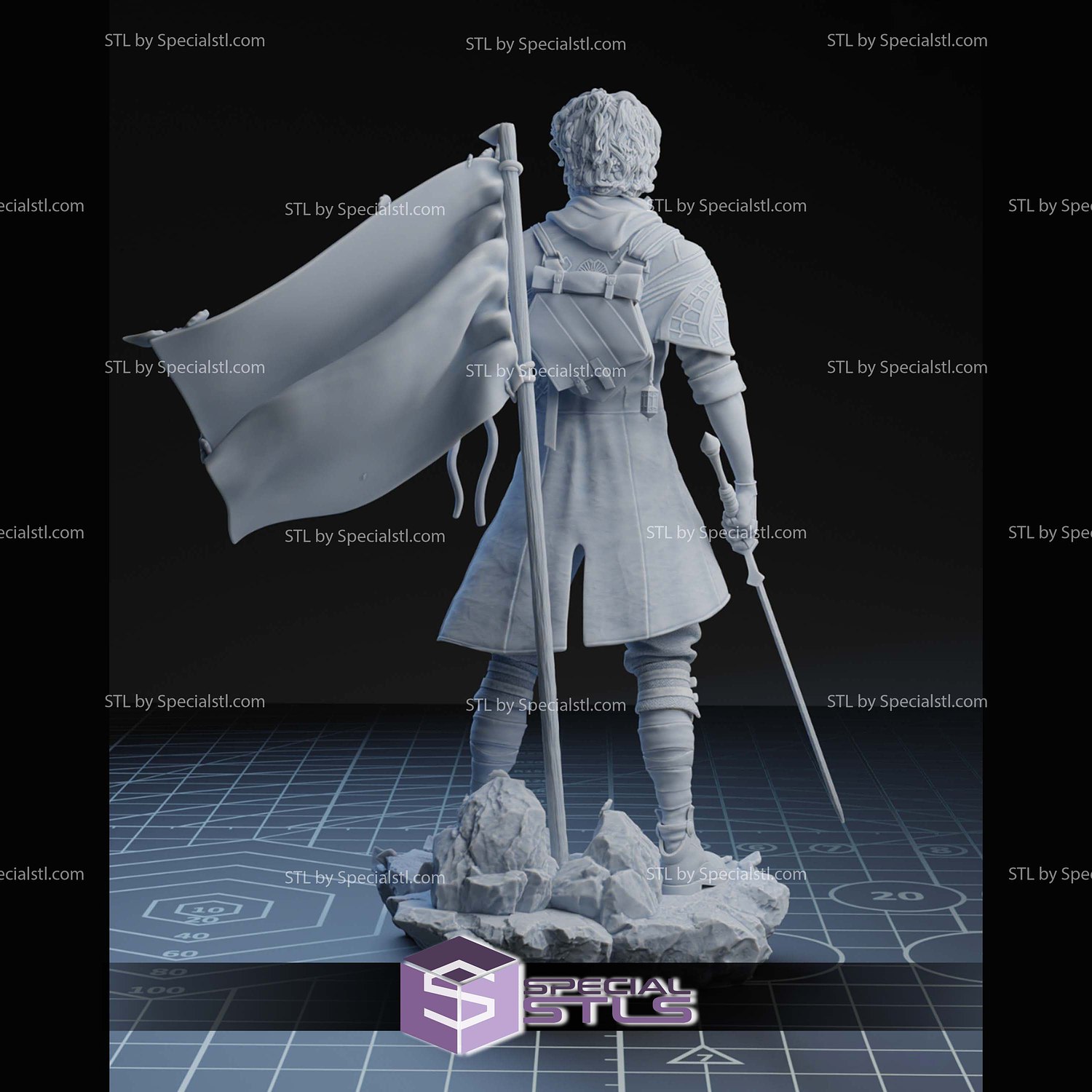 Gustave Clair Obscur Expedition 33 V2 STL Files 3D Model — view 6