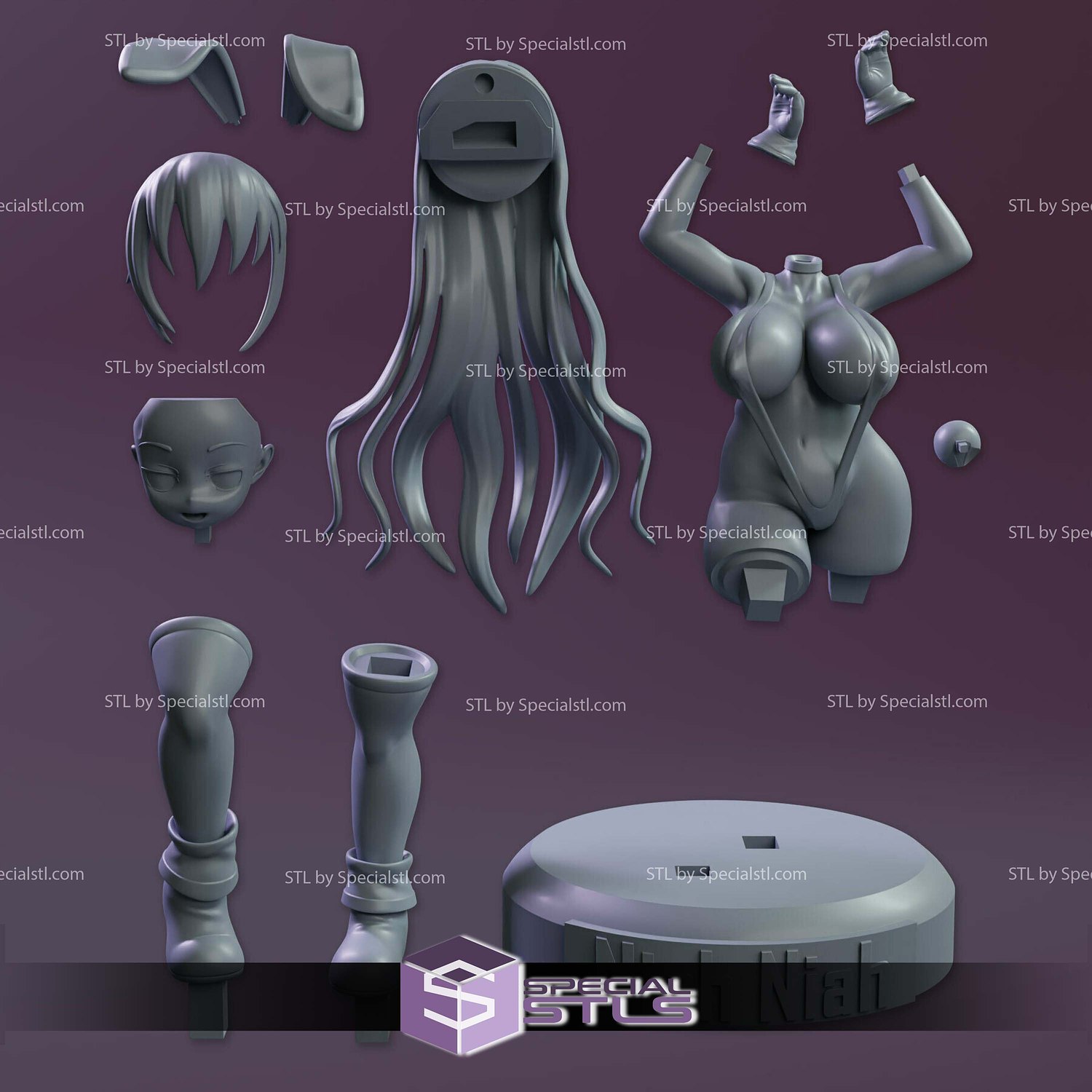 Henrietta NIAH NIAH 3D Print Files STL Model — view 6