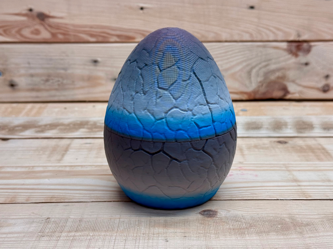 Dino Egg 3D STL Model — view 3