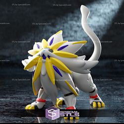 Basic Pokemon Collection Solgaleo 3D STL Model