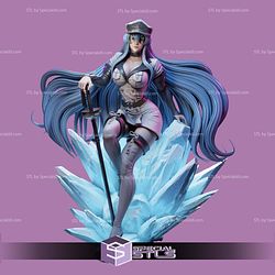 Esdeath 3D Model Akame Ga Kill V4 3D Printer Files STL Model