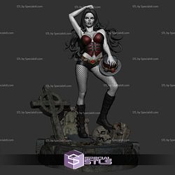 Van Helsing Girl 3D Printer Files STL Model — view 1