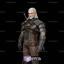 Geralt of Rivia The Witcher 3 Stand Pose 3D Printer Files STL Model