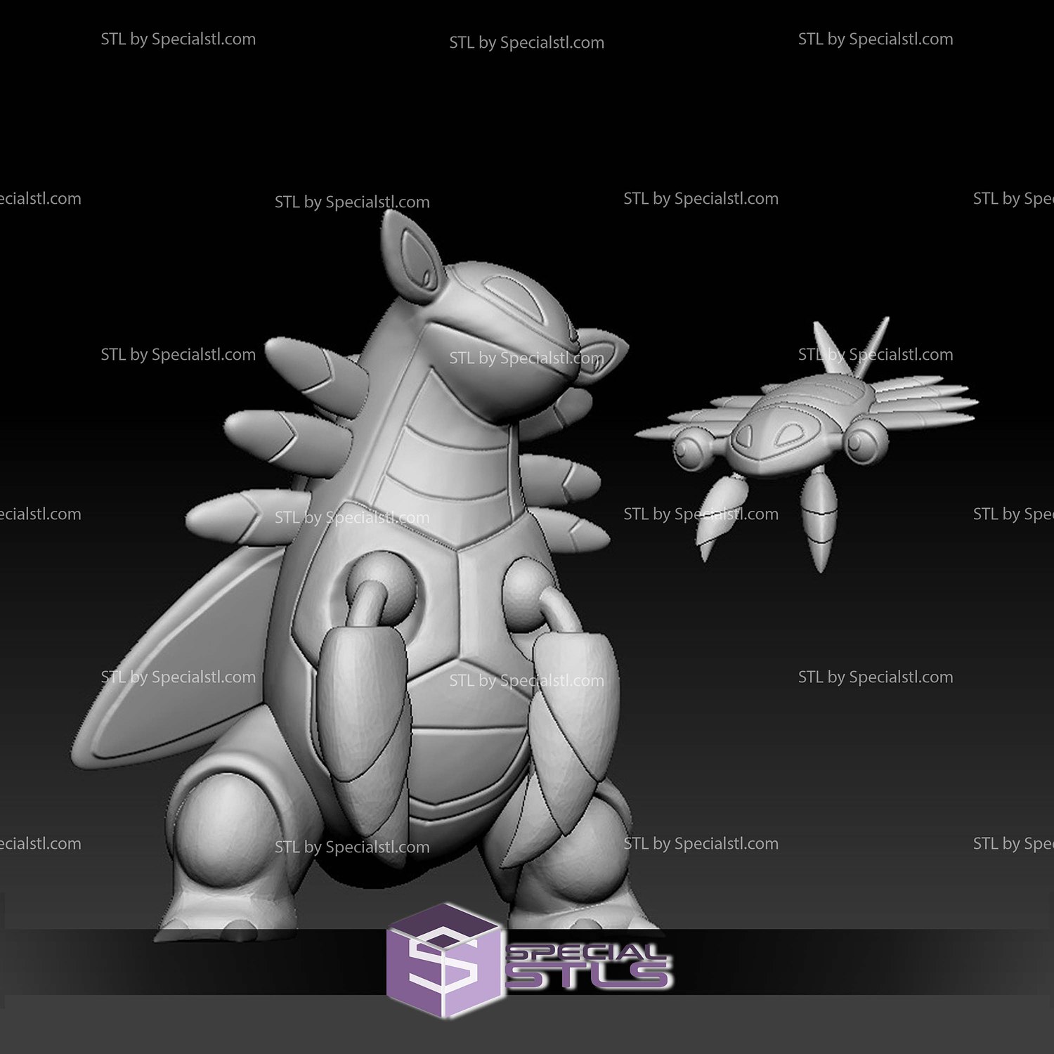 Pokemon STL Collection Anorith Armaldo 3D Model — view 2