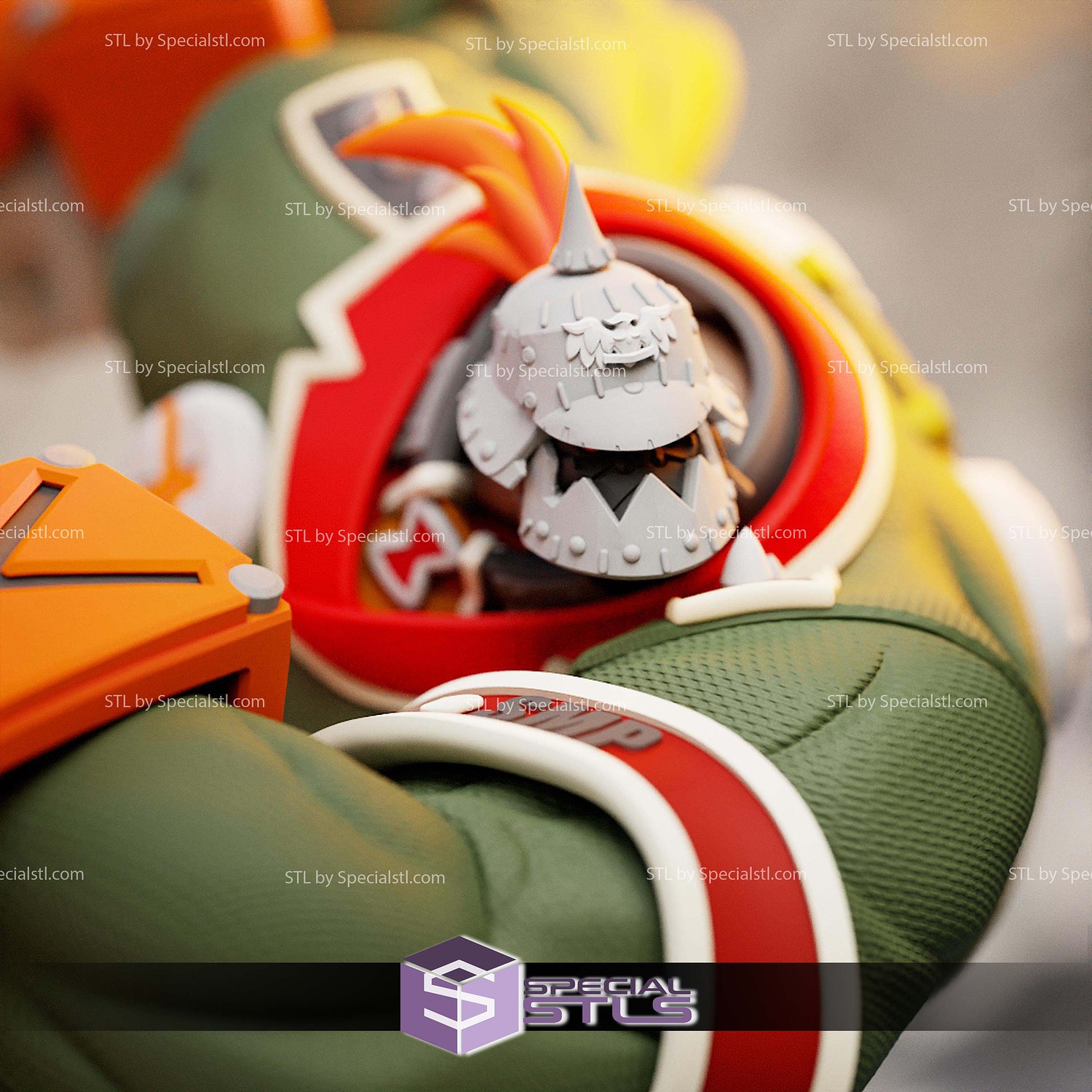 Potemkin Guilty Gear 1-6 STL Files 3D Model — view 2