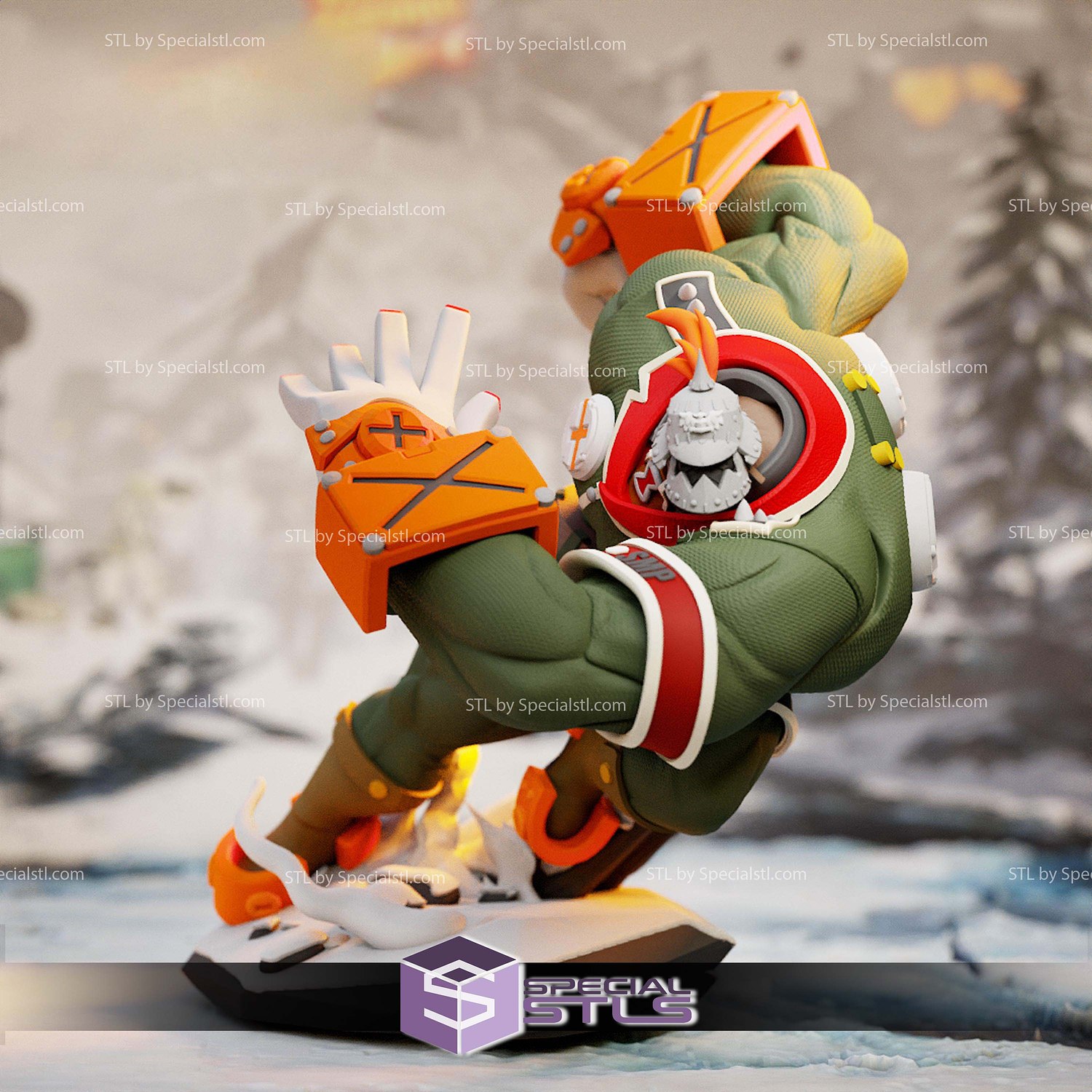 Potemkin Guilty Gear 1-6 STL Files 3D Model — view 3