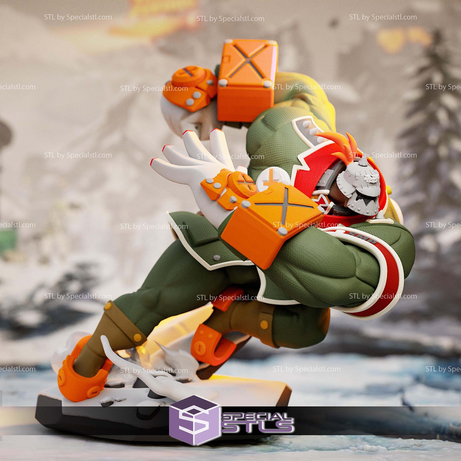 Potemkin Guilty Gear 1-6 STL Files 3D Model — view 4