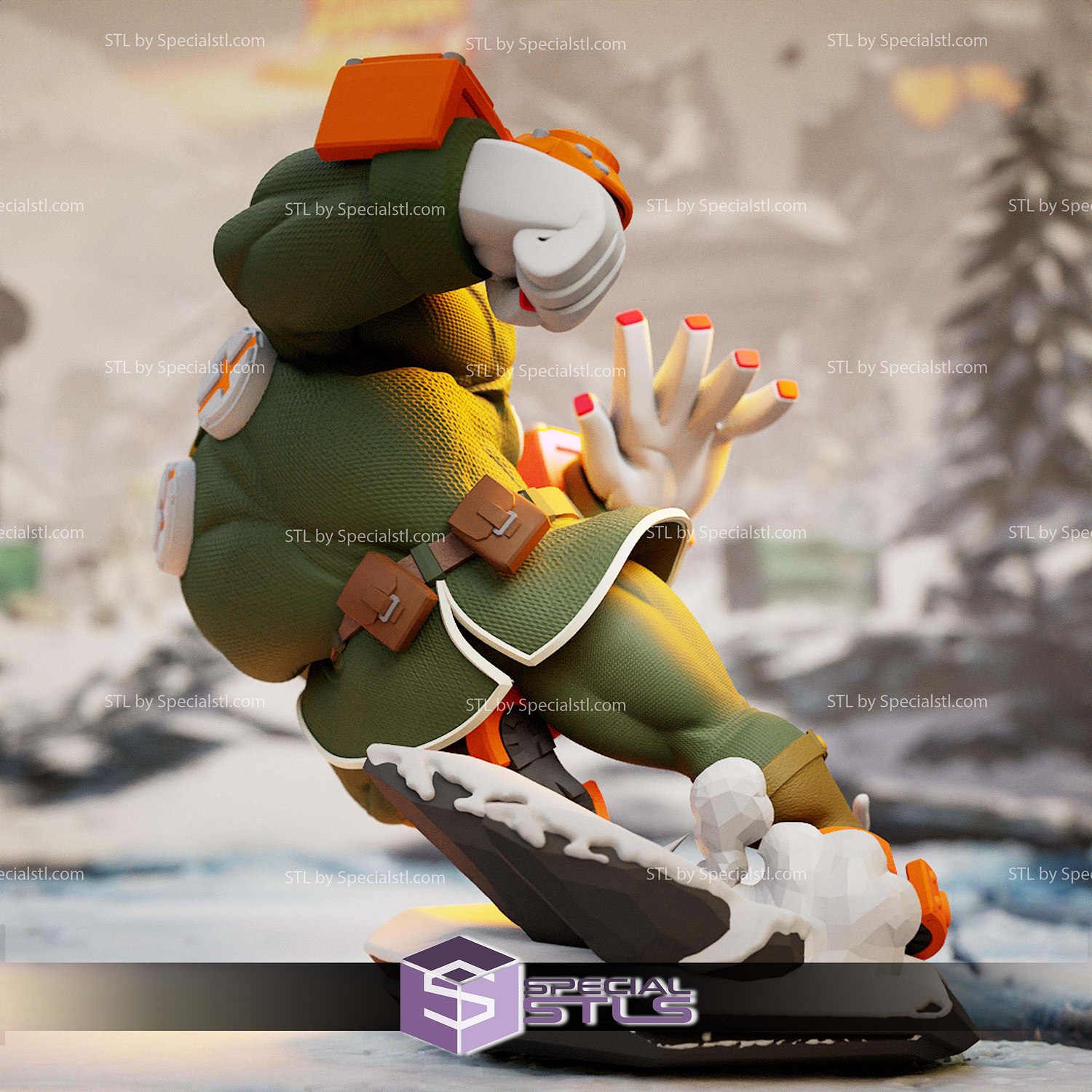 Potemkin Guilty Gear 1-6 STL Files 3D Model — view 5