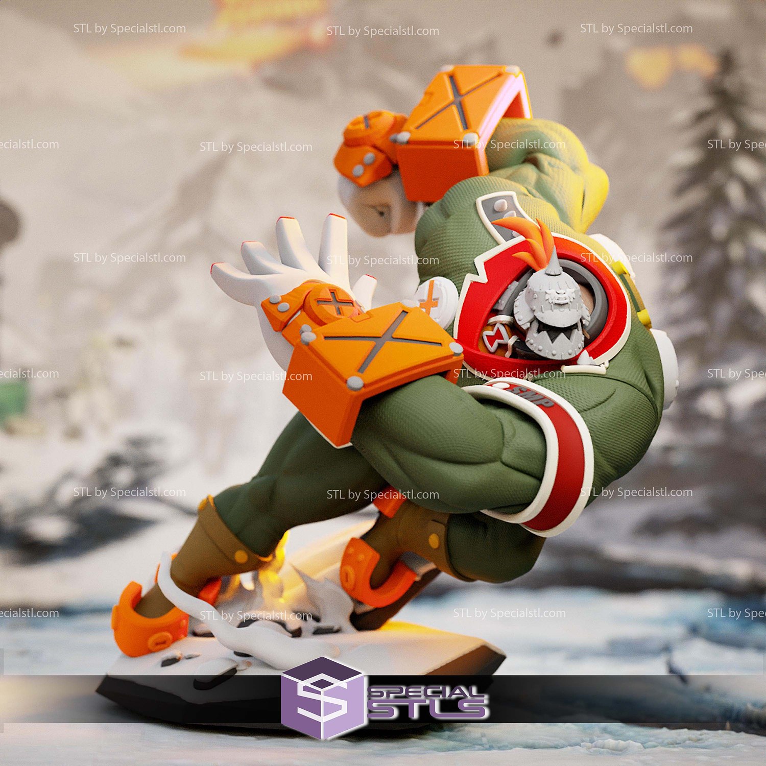 Potemkin Guilty Gear 1-6 STL Files 3D Model — view 7