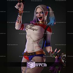 Harley Quinn Suicide Squad 394mm STL Files 3D Model